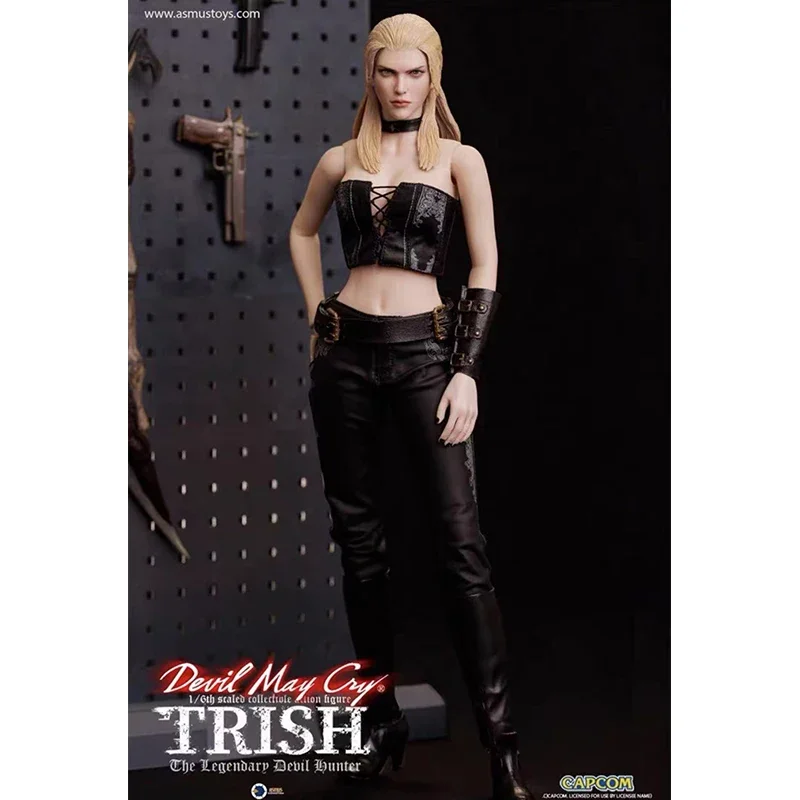 Stock 100% Original Genuine Asmus Toys DMC504 Trish Fiendish Femme Fatale 1/6 Game Character Model Movable Art Collection