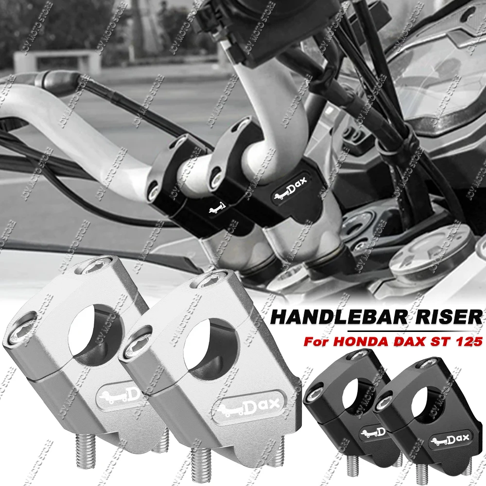 

For Dax st 125 Motorcycle Handlebar Riser Bar Mount Handle Clamp Better Upright Position
