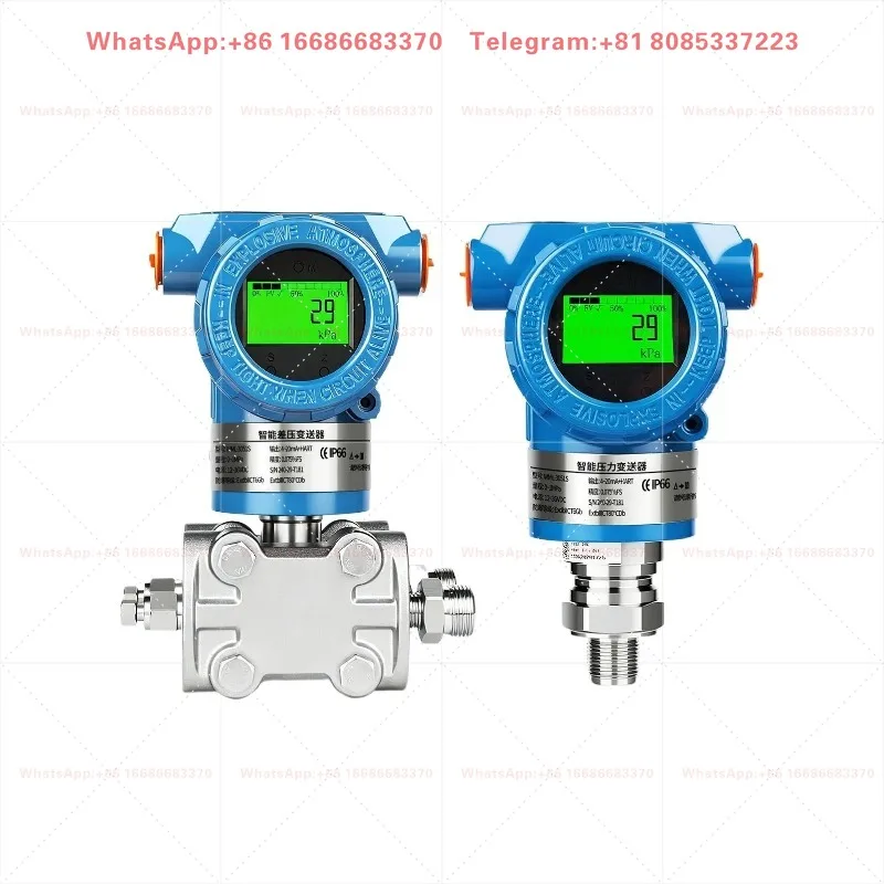 4-20mA High Precision Differential Pressure Transmitter Single/Double Flange Level Gauge