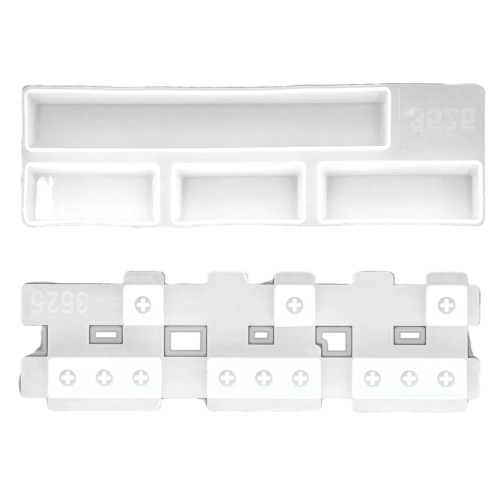 DIY Silicone Keycaps Resin Mold Easy To Clean Bright Surfaces Keycaps Silicone Molds Reusable for Mechanical Keyboard for DIY