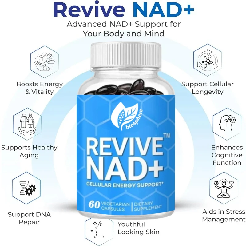 NAD Supplement Capsules Are Used for Cell Healing and Repair, with The Maximum Bioavailable Nicotinamide Nucleoside