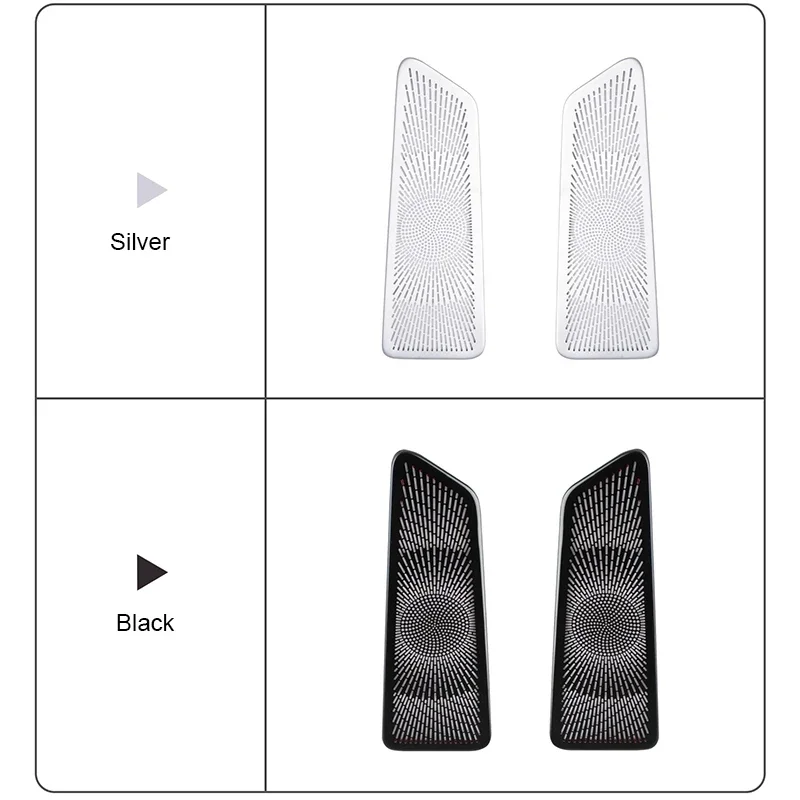2pcs Car Trunk Air Outlet Dust Cover Trim Sticker Stainless Steel Protective Cover for Volvo XC60 2018-2026 Interior Accessories - view 5