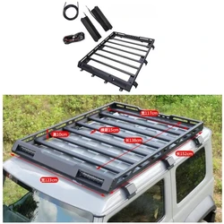 For Suzuki Jimny JB64 JB74 2019-2026 Top Roof Rack Rail Luggage Cross Bar Boxes Basket High Quality Oxidized Manganese Steel