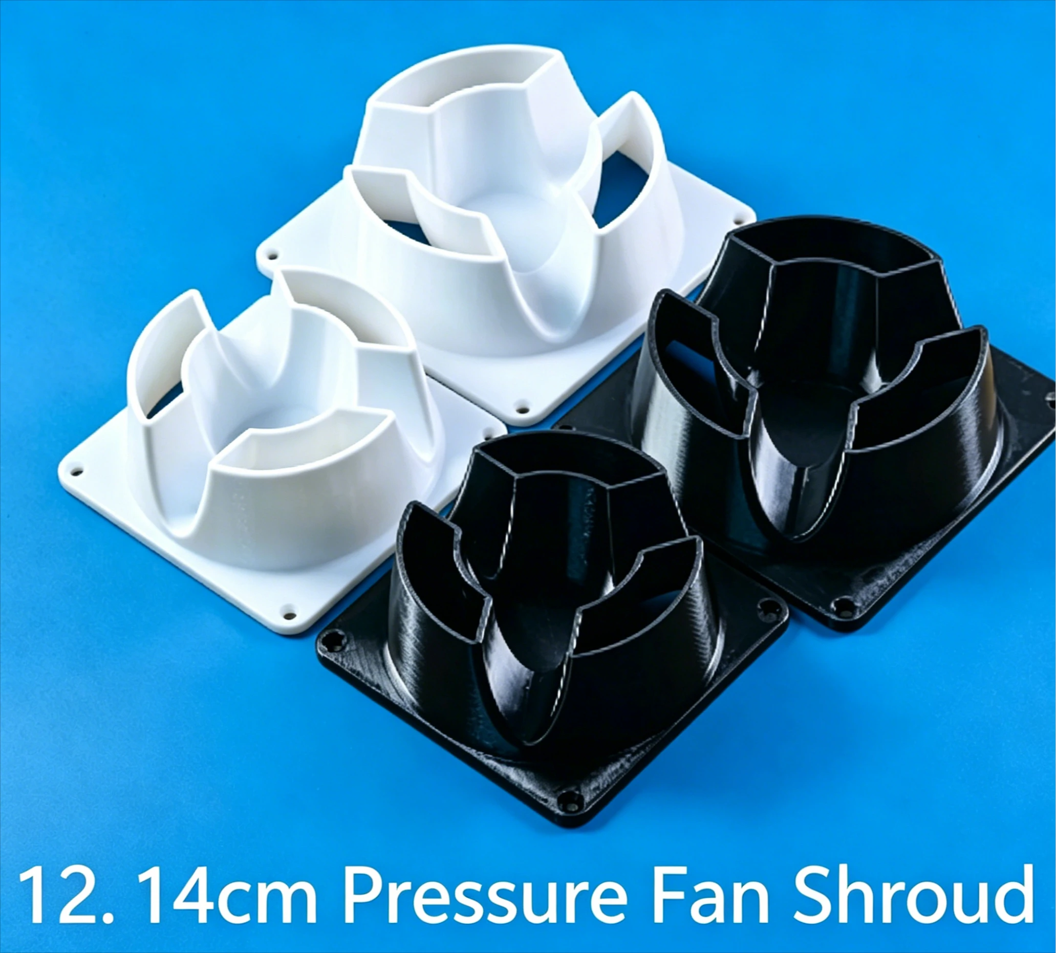 Press-Type Fan Grill for 120mm/140mm PC Fans | Anti-Pinch Safety Cover | Screws Included | Computer Case DIY Modding Part