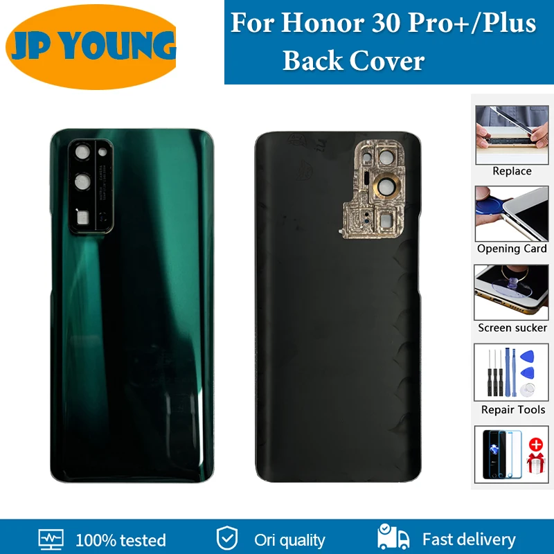 Original back cover for Huawei Honor 30 Pro + battery cover ebg-an10 for honor 30 Pro Plus