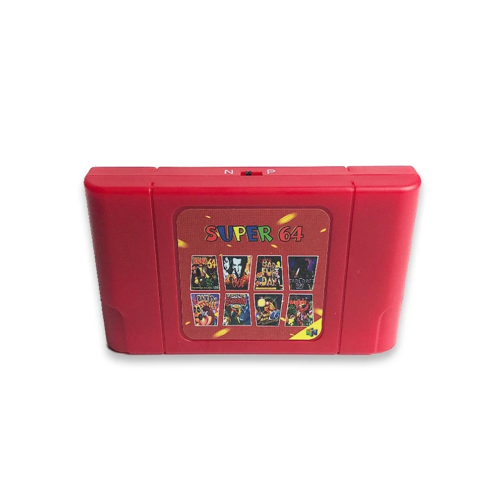 

New DIY Super 64 Retro Game Card 340 in 1 Game Cartridge for N64 Video Game Console with 16G Gift