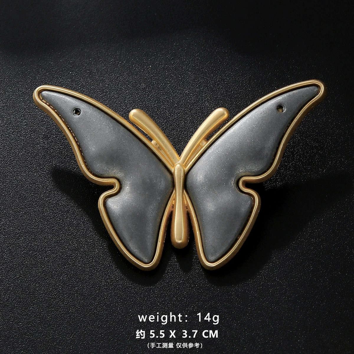 Butterfly Brooch with Base Groove, Cover, Leather Patch, Fabric Patch DIY Accessory Coral Pin Accessories