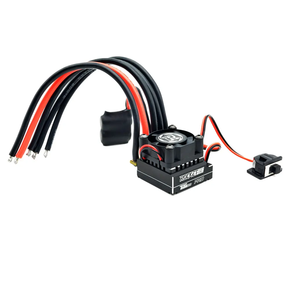 Surpass Hobby Rocket Supersonic 80A Sensored Brushless ESC TS80 for 1/10 1/12 1/14 Rc Car 380 390 540 Sensor Motor Drift Truck