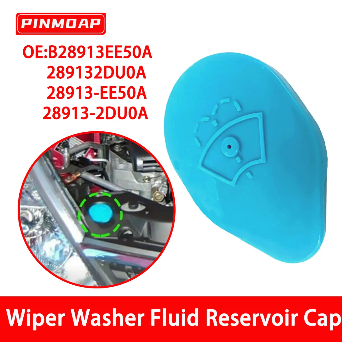 Car Windshield Wiper Cleaning Fluid Reservoir Cover Suitable For Nissan Sylphy Tiida 2004-2019 Automotive Parts﻿