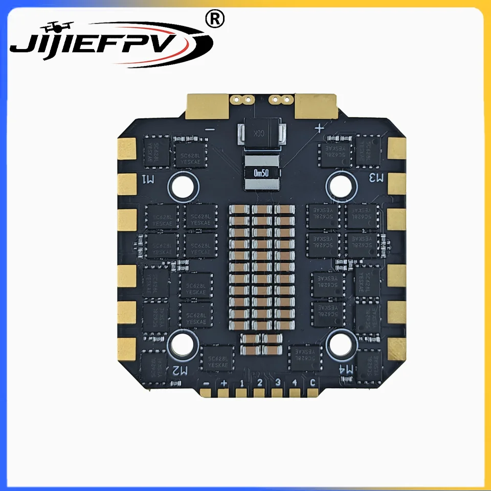 JIJIEFPV STM32H743 Flytower H743 Flugsteuerung 8S80A/12S100A ESC für FPV-Drohnen-Wettbewerbe mit 32-Bit-MCU und BLHeli_32