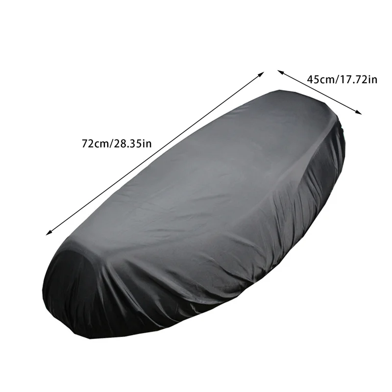 Motorcycle Seat Cover Waterproof Seat Cover Universal Flexible Saddle-Cover Black Sun-Protection Heat Insulation Cushion Covers image 5