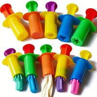 10 Pack Clay Dough Tools Set  Play Dough Non-Toxic Modeling Dough Extruders Set - Assorted Colors