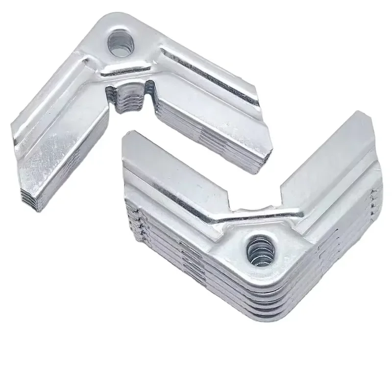 Galvanized Steel Duct Flanges Corner Vent Fittings for HVAC System Anti Corrosion Easy Install for Hospitals Gyms Basements