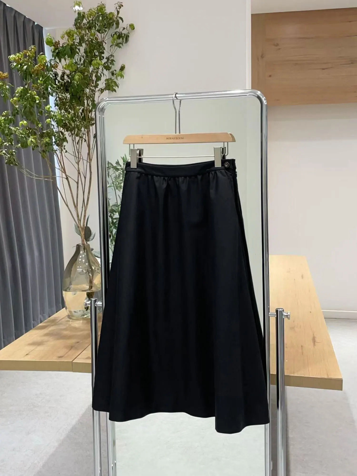 

Nok Xiaola подлинная брендовая юбка трапециевидной формы, винтажная хлопковая юбка с высокой талией, повседневное весенне-осеннее новое поступление