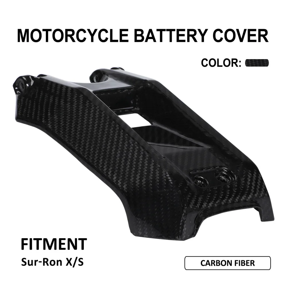 Motorcycle Surron Parts Light Bee Plastic Parts Carbon Fibre Pattern Effect Battery Cover