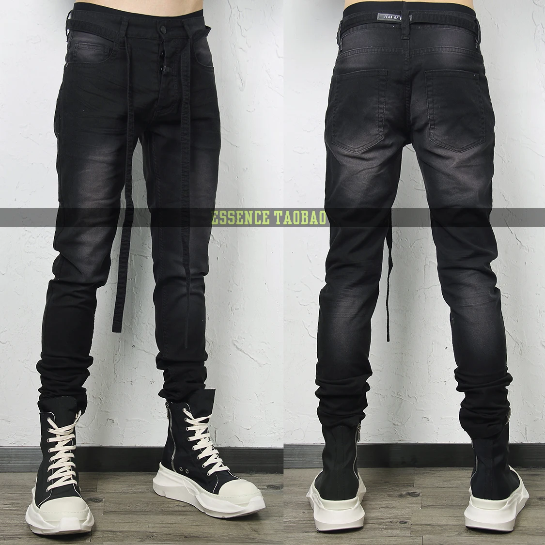 

Мужские джинсы slim fit с эффектом потертости, длинные, в стиле хип-хоп, для уличной моды, повседневные, молодежные, модные