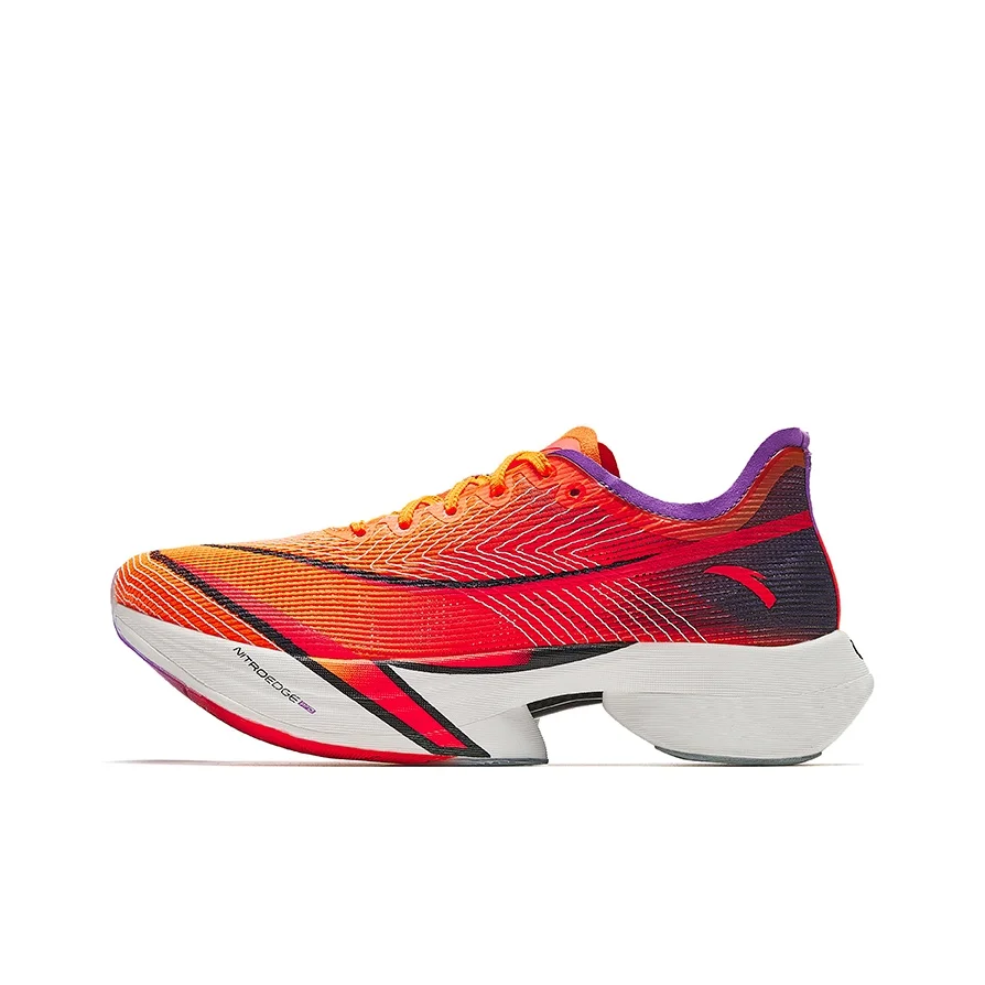

Anta C10 Pro Slip Resistant, Abrasion Resistant, Breathable Low top Running Shoes Women's Orange Red 122445574-2