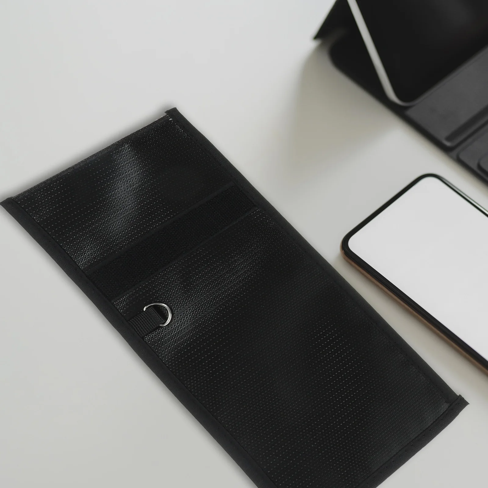 

2pcs Fireproof For Phone Tablet Storage Pouch Anti-Theft Document Holder Cash Card Protective Case