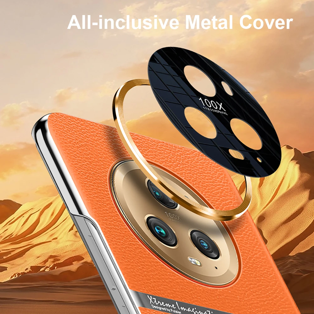 Ultrathin Electroplated Case for Honor Magic 5 Pro Original Case Cover Plastic Hard Shockproof Capas Leather Honor Magic5 Funda