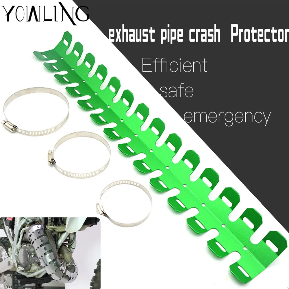 

Motorcycle Exhaust Muffler Pipe Leg Protector Heat Shield Cover Heat resistant For BETA RR 2T 2013-2017 RR/RS 4T KX65 KX85 KX100
