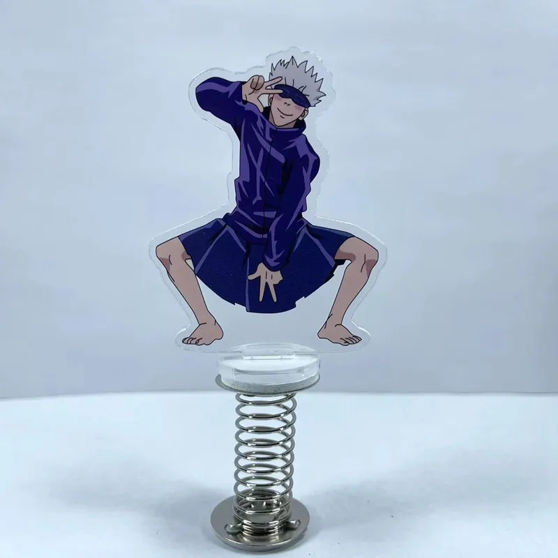 アニメ解凍シェイクスタンドモデル呪術廻戦五条悟コスプレ両面ブランド透明アクリル机飾りおもちゃ