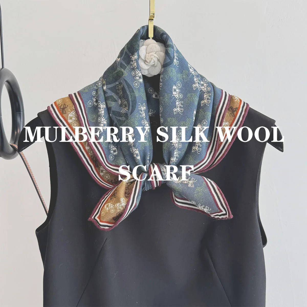 

100% чистый шелковый шерстяной шарф, женский роскошный шарф для волос высокого качества, бандана, квадратная повязка на голову, хиджаб, пончо, шарфы, украшение из пашмины