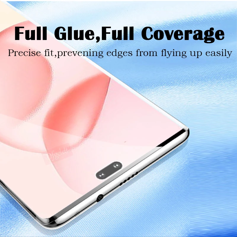 ثلاثية الأبعاد الساخن الانحناء حافة منحنية الزجاج المقسى ل الشرف 400 300 200 100 90 برو 300 الترا حامي الشاشة الغراء الكامل طبقة رقيقة واقية