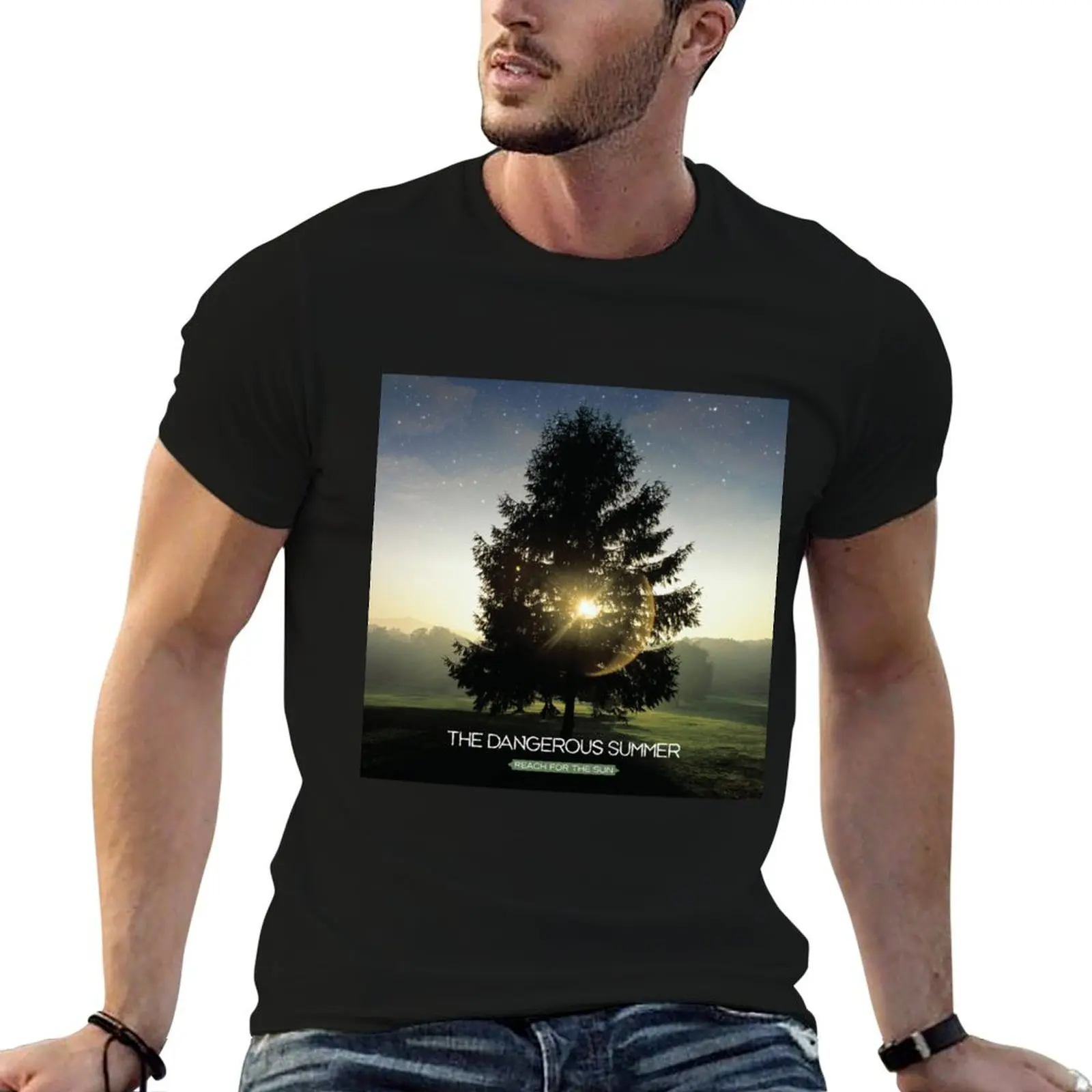 The Dangerous Summer - Reach for the Sun T-Shirt Basic Solid Tee for Daily Use