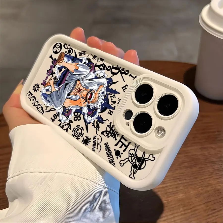 حافظة هاتف لهاتف آيفون 13 12 11 Pro Max XR 16e 15 16 14 Plus XS Max 17 غطاء ناعم هوائي رائع قطعة واحدة لوفي