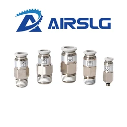 Quick connector PCVC check valve AKH/SPC/VPC threaded straight pipe quick plug connector Check/No check valves
