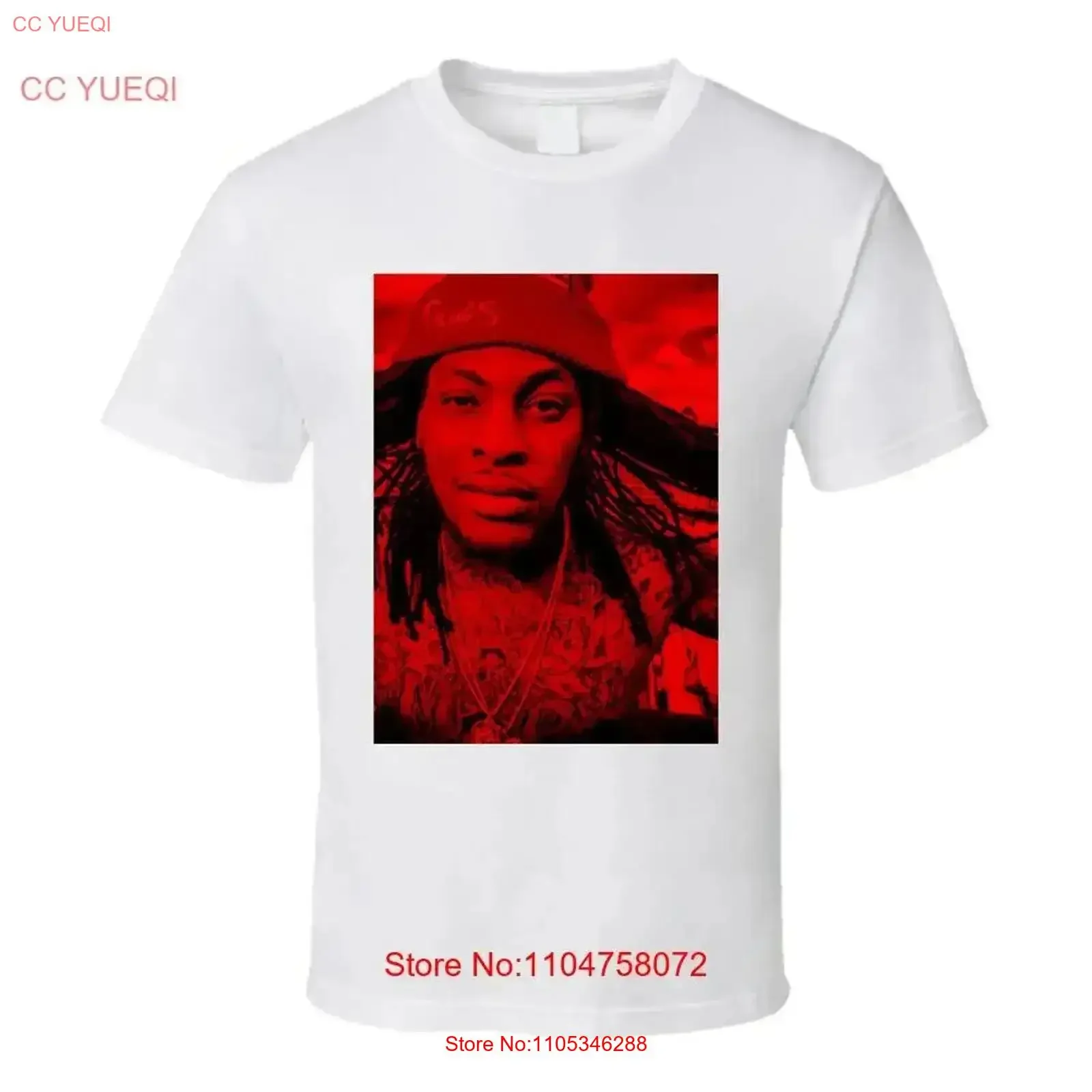 Camiseta de moda oscura Waka Flocka 2 Celebs, estilo vintage, cómoda, elástica y versátil para uso diario, con efecto lavado vintage.