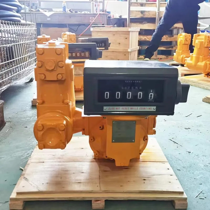 M50 Por Positive Displacement /Petrol Fuel Flow Meter 2-Inch True Gravity LC for Accurate Measurement