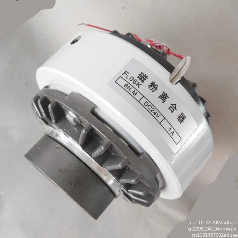 24V FL06K FL15K FL25K Magnetic Powder Clutch Tension Motor Magnetic Brake Hole Type Clutch Speed 1400r/min