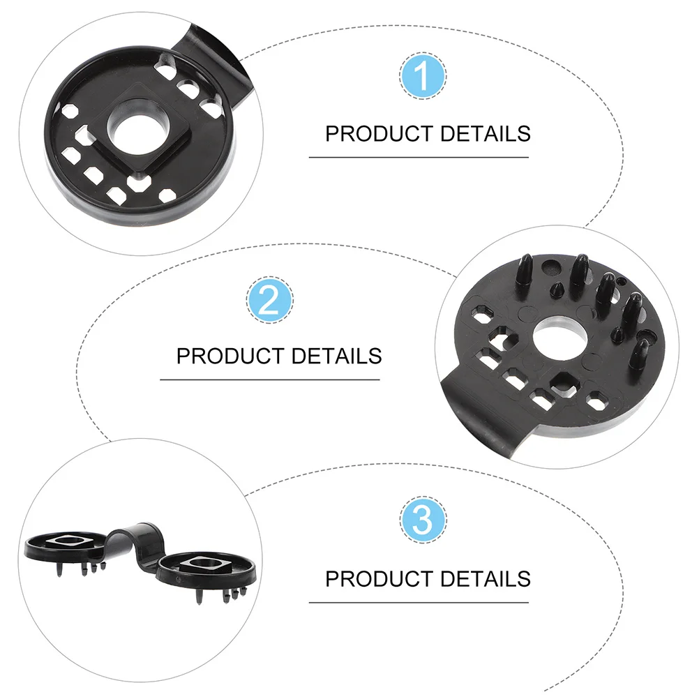 

30 шт. пластиковых зажимов для затеняющей сетки, нескользящие крепления для теплиц, сада, двора, фиксаторы для пленки и сетки