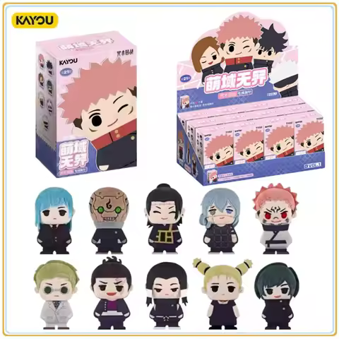 In Stock Original KAYOU Jujutsu Kaisen Itadori Yuji Gojo Satoru Fushiguro Megumi Brooch Blind Box Anime Character Toys Gifts