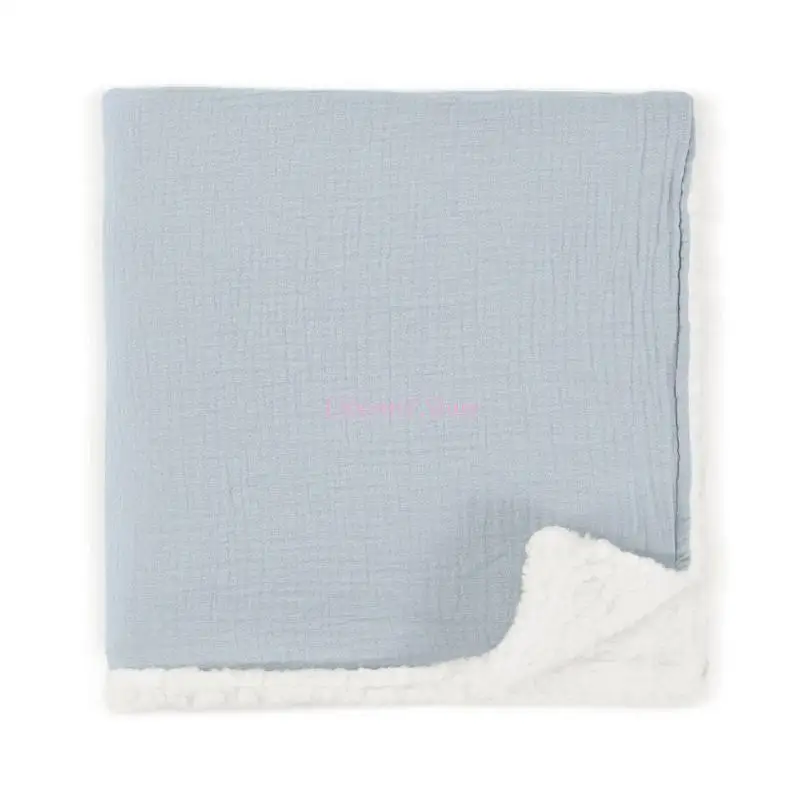 

Y1UB Breathable and Warm Quilt Comfortable Baby Blanket Soft Plush Throw Wrap Towel for Sleeping and Relax