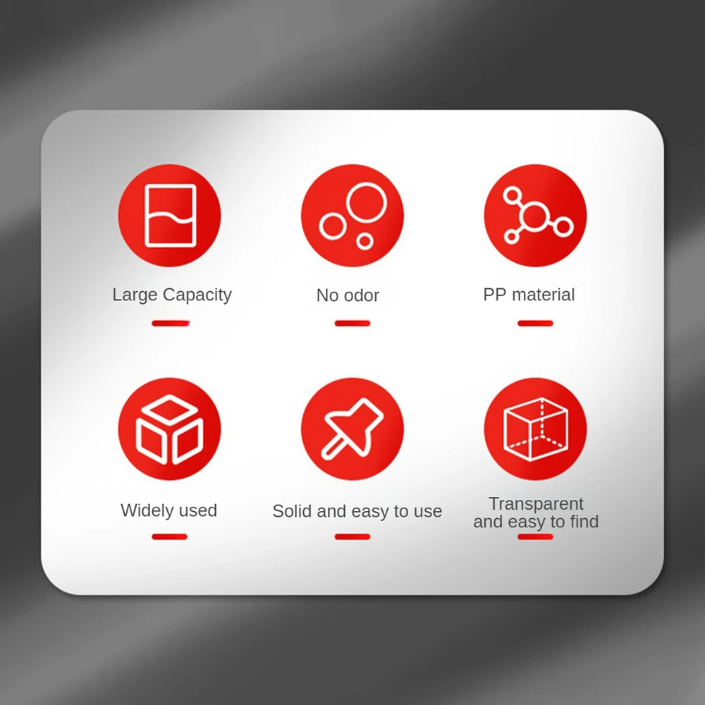 1~20PCS Dust-proof Storage Box Transparent Dustproof Tidy Your Desktop Home Storage Storage Box With Cover Food Packaging