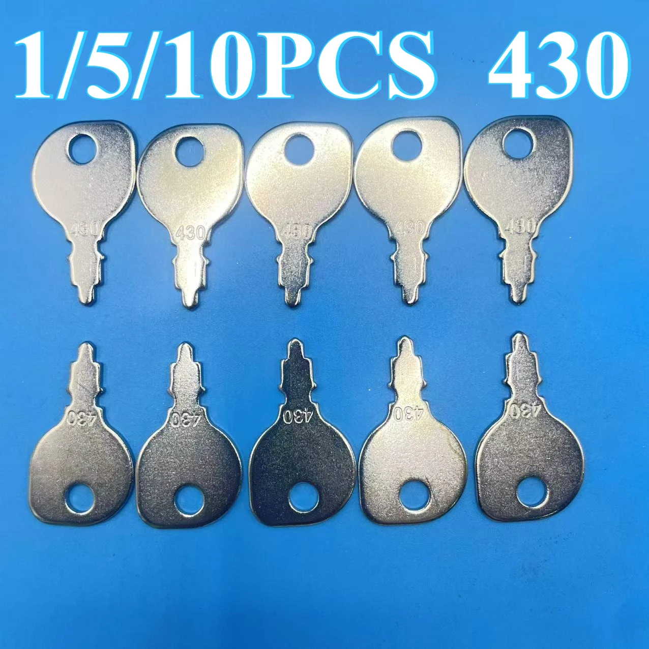 430 1/5/10PCS Ignition Key 430 AM30700 Compatible with Lawn Tractor 56 57 60 65 66 68 70 108 110 111 112 116 120 140 200 208