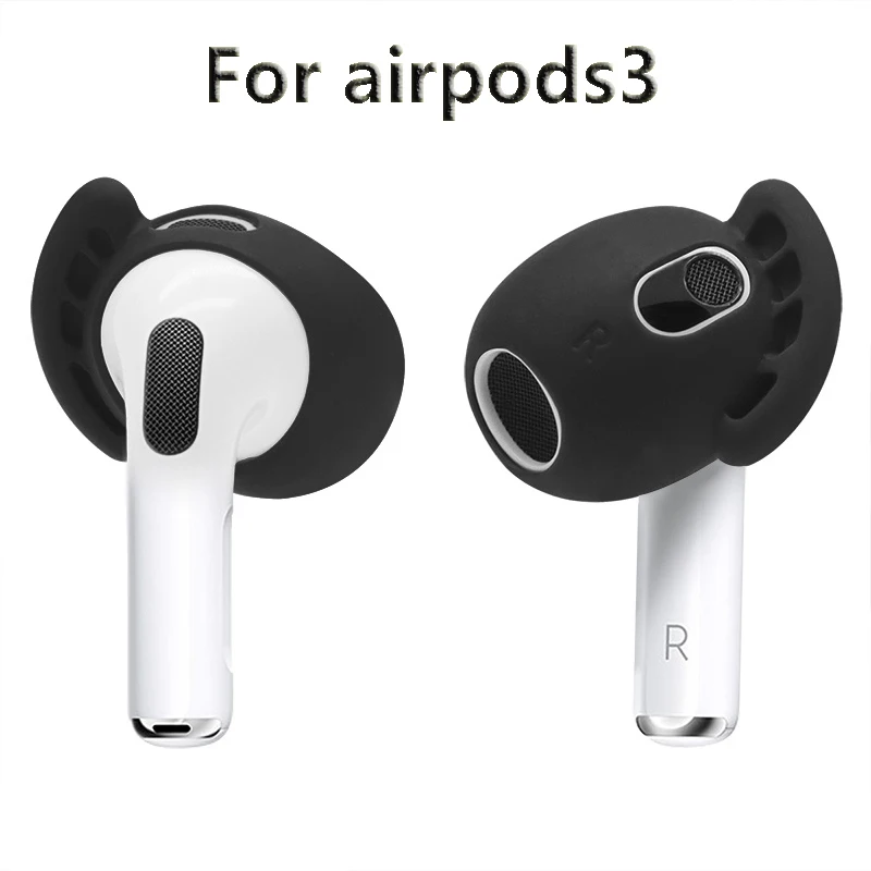 Case For Airpods3 Cushions Ear Pads Caps Earpads Eartips Cover Wireless Bluetooth Silicone For Iphone Earphones