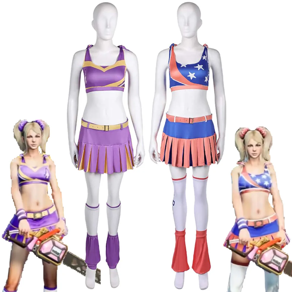 High-school Student Juliet Starling Cosplay Disguise Costume Anime Game Re Lolipop Of Chainsaw Women Halloween Party Outfits