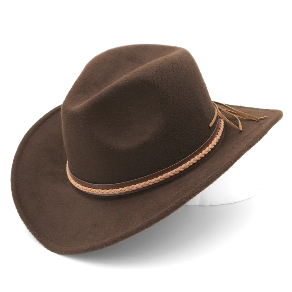 

Mistdawn Children Kids Western Cowboy Hat Wide Brim with Brown Belt for Boys&girls for Halloween Christmas Party