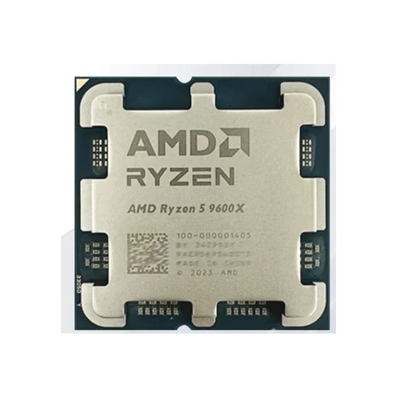 AMDR5 9600X tout nouveau processeur de jeu authentique 6 cœurs 12 fils processeur de bureau CPU AMD 9600X toute nouvelle puce discrète
