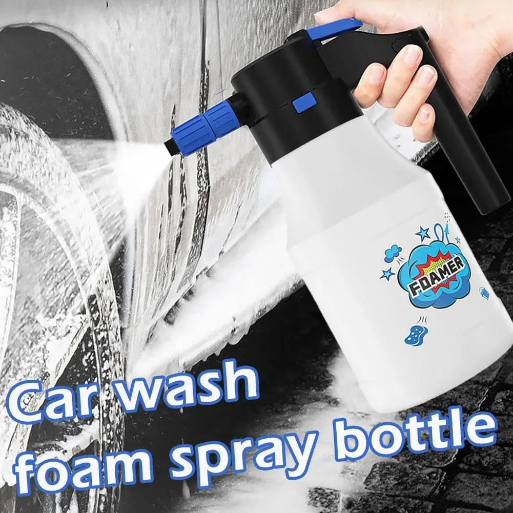 Electric car wash foam spray pot  High pressure PA kettle for car washing  Fan-shaped foam  Spray pot pneumatic general spray