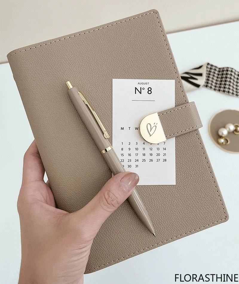 C6 High Quality Loose-leaf Notebook Journal Original Retro Office Binder Business Planner Agenda Notebook School Stationery