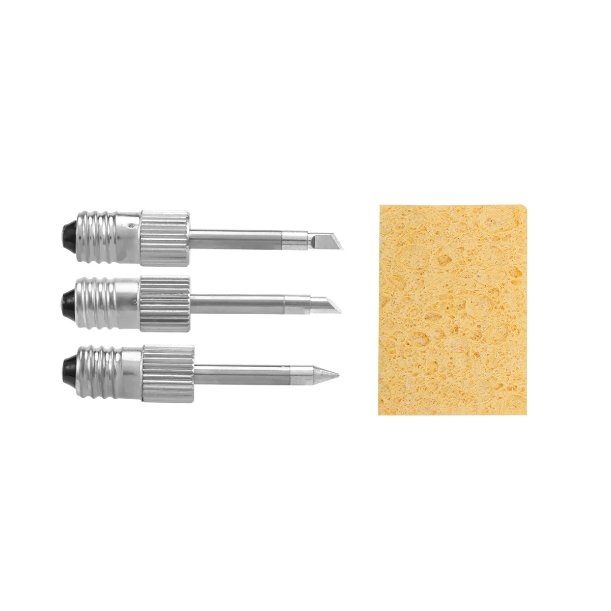 

3Pcs Brass Soldering Tips USB Soldering Iron Head Welding Soldering Tips for E10 Interface Soldering Stations