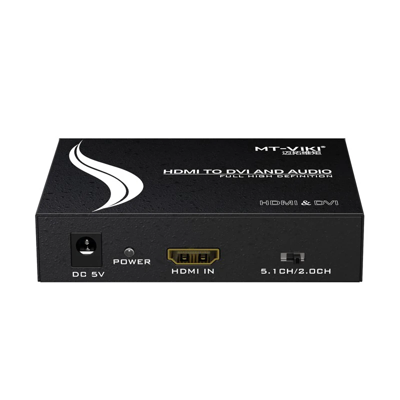 Factory Hot Selling Converter HDMI to DVI with 3.5mm Audio