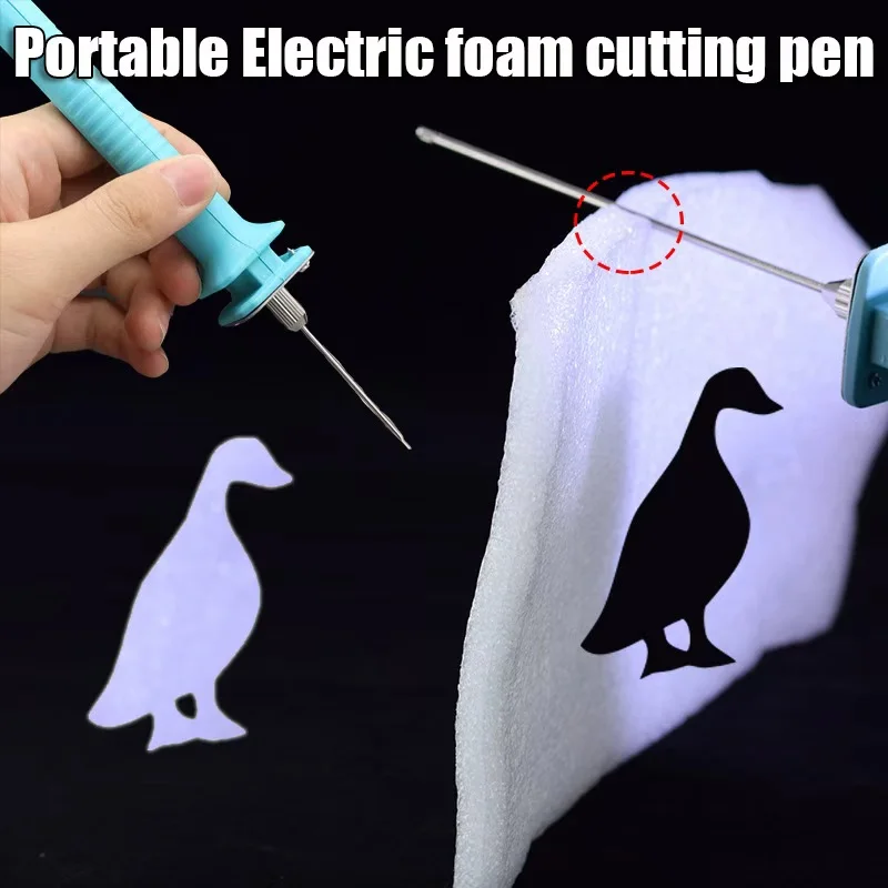 1PC Adjustable Temperature Foam Cutter Pen 10cm Electric Foam Polystyrene Cutting Machine Portable Styrofoam Cutter DIY Tools