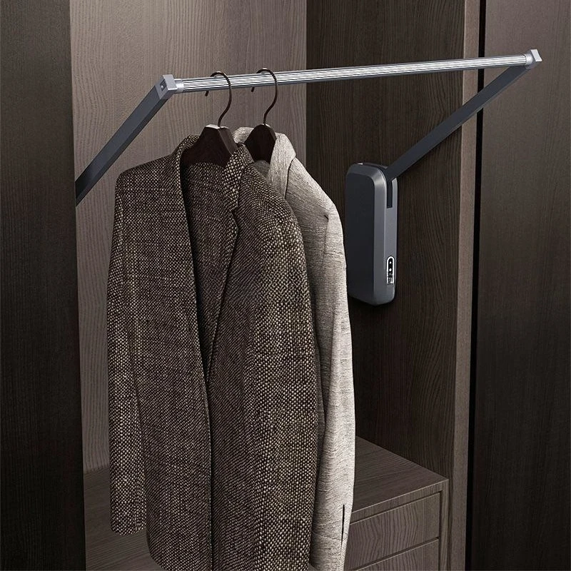 

28 Wardrobe remote control clothing rod remote electric lifting hanging