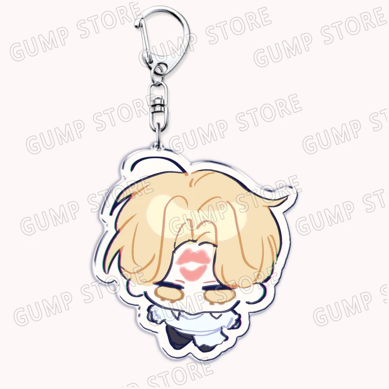 Popular Anime Alien Stage Chibis Music Keychains for Accessories Bag Luka Ivan Till Mizi Hyuna Sua Keyrings Jewelry Fans Gifts