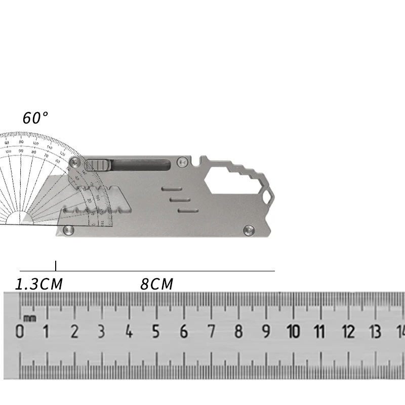 CREATCE \'SHARKY\' Series Real TC4 Titanium Utility Knife Paper Cutter SK5 Blades EDC Multifunction Pocket Knife Pocketknives